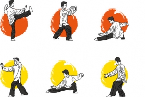 武术动作合集矢量