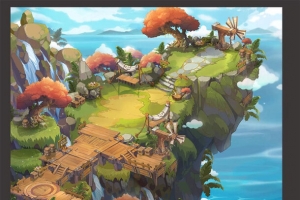 手绘儿童小说插画