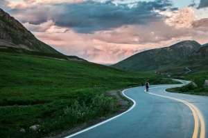 阿拉斯加风景路线3440x1440曲面带鱼屏壁纸