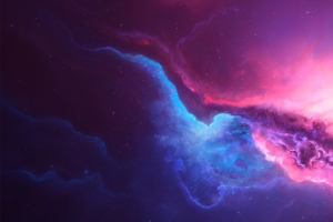 星系星空3840x1080壁纸