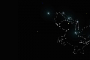 2026马年新年 可爱小马 北斗七星 3440x1440带鱼屏壁纸