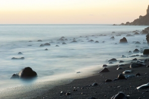 海岸 石头 岩石 大海 风景 黄昏 4k壁纸 3840x2160