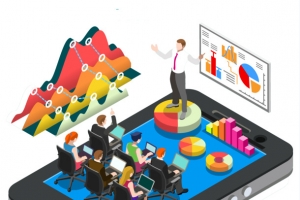 金融分析师矢量图