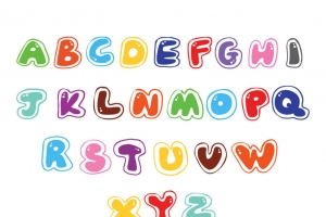 字母，图标，元素，集合，