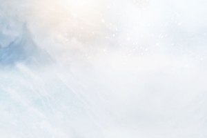 南极雪地黄色太阳光光效