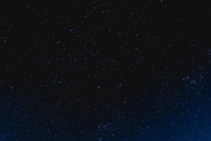 蓝色唯美星空