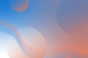 橙色蓝色渐变扁平原创简约