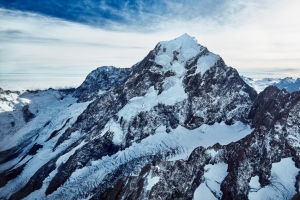 新西兰库克山的山峰4k风景高清壁纸