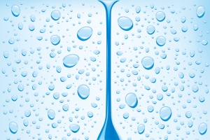 蓝色水滴补水精华背景素材