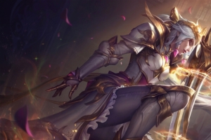 英雄联盟lol皎月女神 女帝 至臻 黛安娜3440x1440带鱼屏壁纸