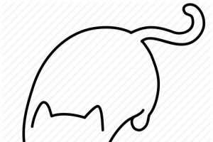 高清创意手绘睡午觉的小猫咪