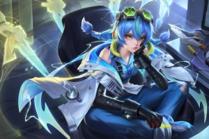 蚩奼-极光幻客 王者荣耀 高清无水印 4k游戏壁纸