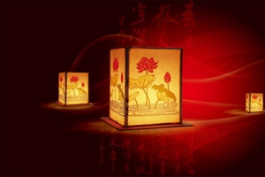 喜庆灯笼背景