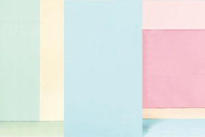 简约清新马卡龙色女装大促banner