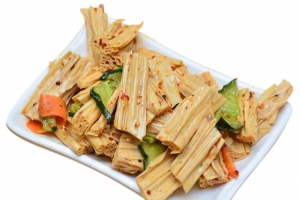 辣子油家常凉拌腐竹小菜高清PNG透明装饰素材免费下载