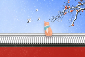 中国风城墙背景图