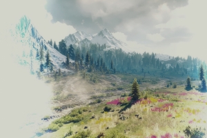 《巫师3:狂猎(The Witcher 3)》4K游戏风景壁纸
