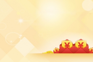 投资理财卡通橙色海报banner