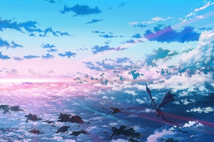 动漫梦幻天空背景banner