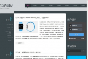 帝国CMS个人博客&资讯模板 - 自适应HTML5响应式手机站
