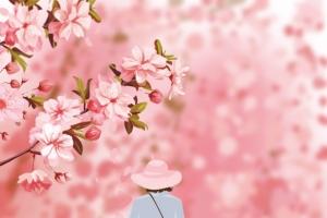浪漫樱花季游园踏春