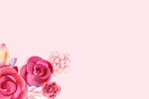 夏日上新清新手绘粉色banner