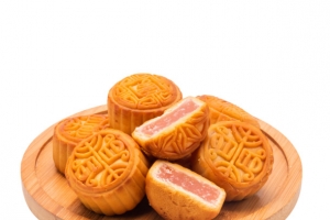 中秋节月饼点心元素