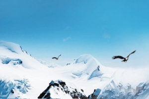 雪山背景