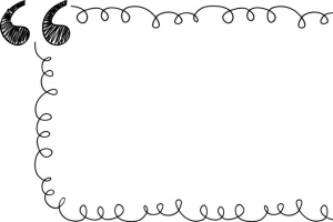 双引号装饰边框素材图