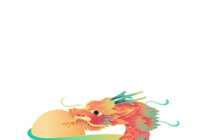 国画中国龙装饰