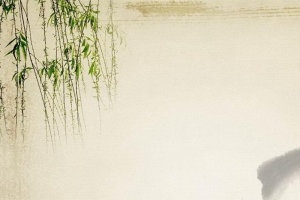 古风小桥流水主图背景元素