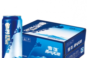 500ml听装雪花勇闯天涯啤酒整箱
