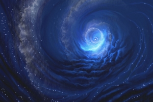 星空旋窝背景装饰