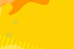 818大促激情狂欢几何黄色banner