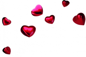 粉色爱心气球七夕高清PNG透明漂浮元素设计素材免费下载