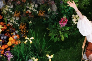 鲜花美女 刘亦菲 3440x1440超高清壁纸横屏
