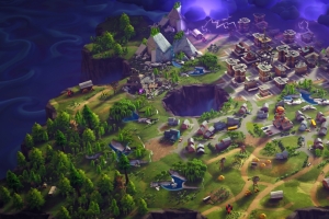 堡垒之夜Fortnite游戏风景3440x1440壁纸