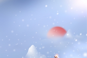 冬天简约梅花插花背景图