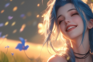金克丝 午后 3440x1440带鱼屏壁纸