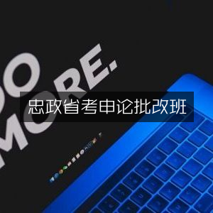 忠政公考申论精批课程