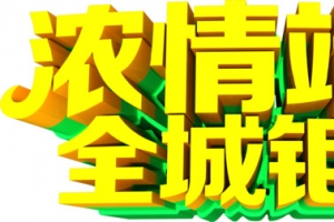 浓情端午全城钜惠字体