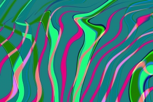 线条 曲线 抽象 绿色 粉红色 4k壁纸 3840x2160