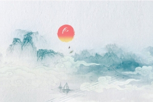 中国风水墨画背景素材下载