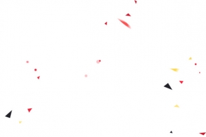 彩色三角海报漂浮装饰