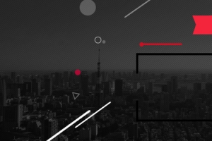 火拼双11几何黑色banner