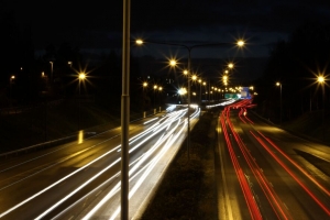 道路 灯 冰柜灯 灯笼 夜间 4k壁纸 3840x2160