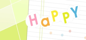 生日贺卡清新banner背景