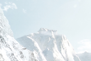 冬天雪山H5背景