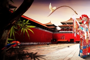 京剧文化中国文化传统花旦背景