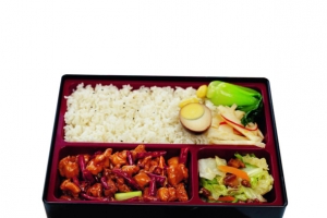 爆炒鸡丁饭实物素材